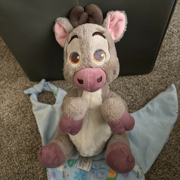 VTG. Disney Babies Collection Frozen Character SVEN The Reindeer Plush 12" Plush - Picture 2 of 4